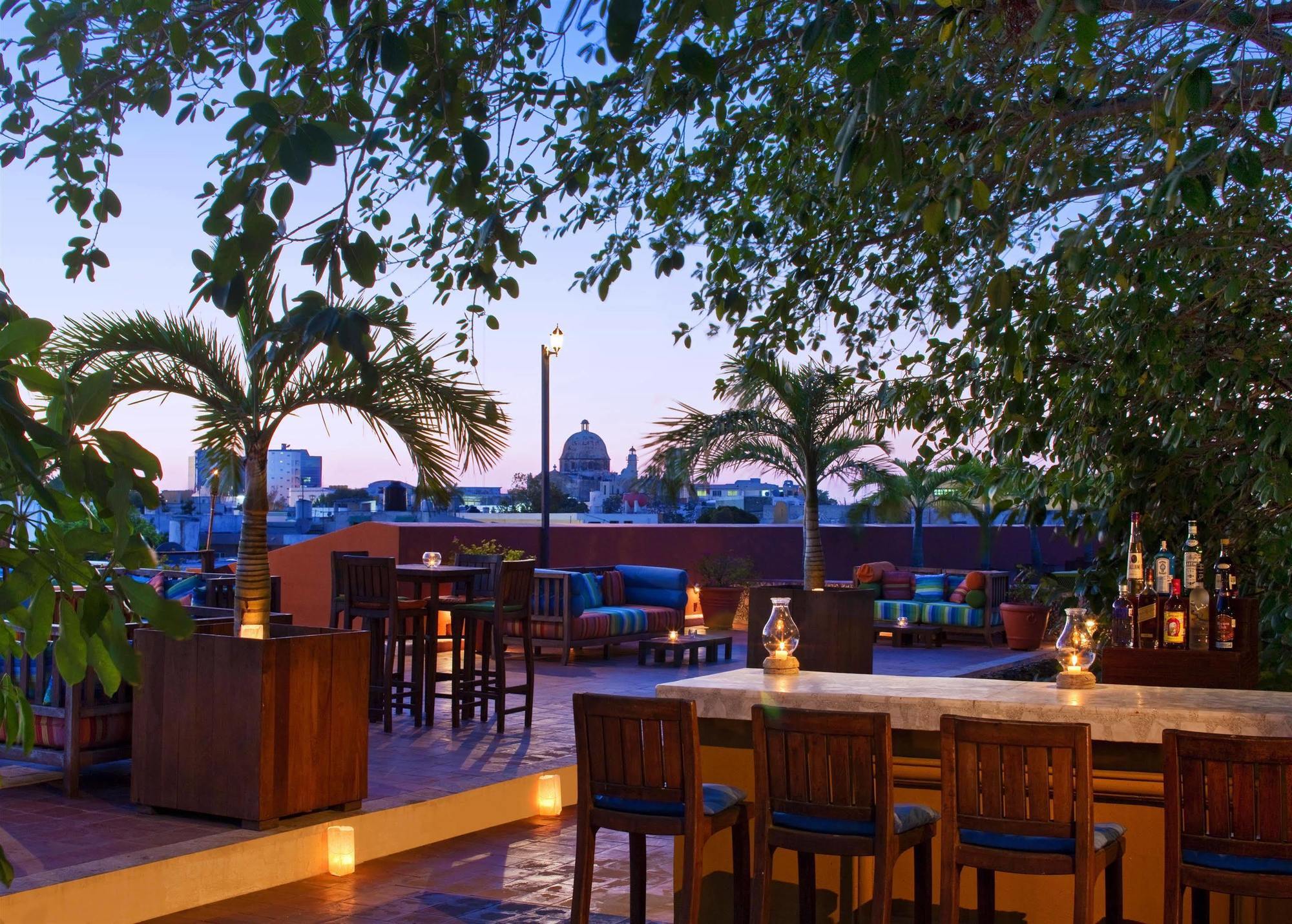 Hotel Hacienda Campeche Restauracja zdjęcie